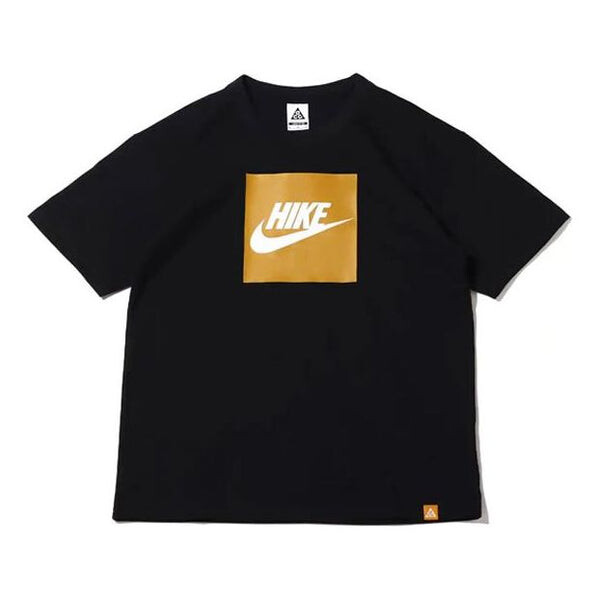 

Футболка Men's Nike SS22 Logo Printing Round Neck Pullover Short Sleeve Black T-Shirt, черный