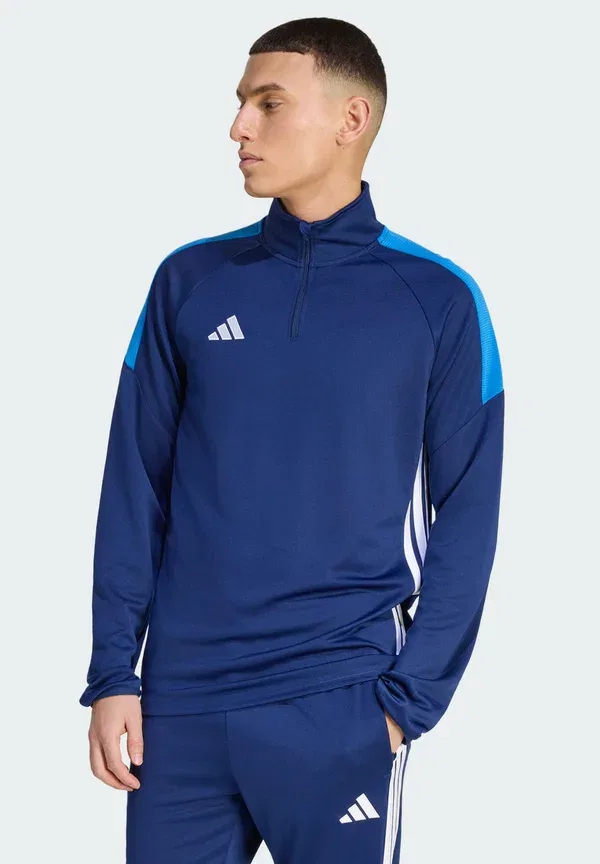 Футболка с длинным рукавом Adidas Performance Tiro 26 Essentials Training Top, темно-синий/ярко-королевский синий/белый