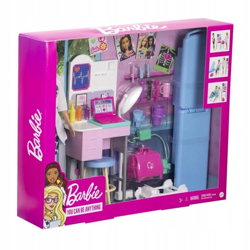 

Медицинский набор Mattel Кукла Барби Доктор Доктор аксессуары GWV01 Barbie