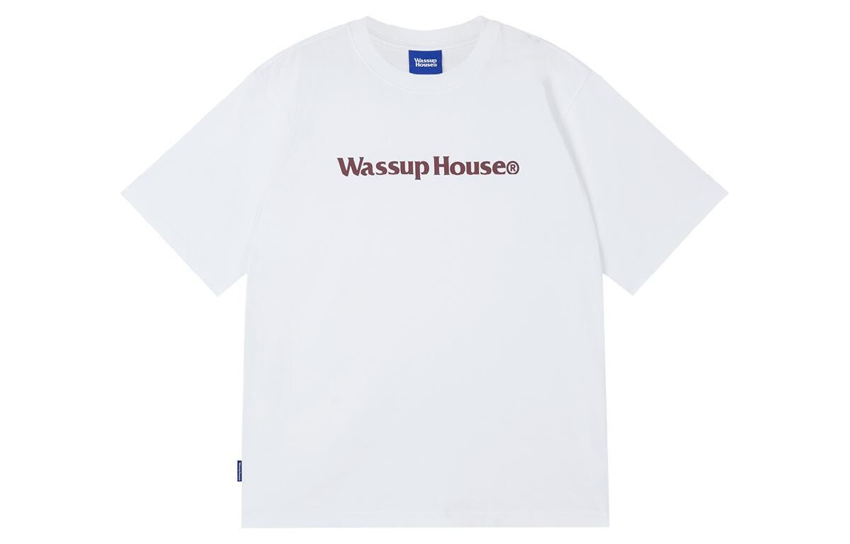 

Футболка с логотипом унисекс Wassup, черный