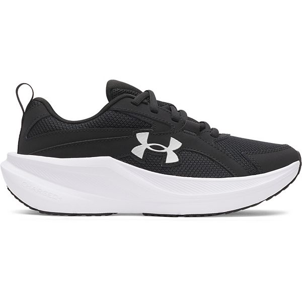 Кроссовки для бега Assert 11 Charged+ с шнуровкой Under Armour, Black Metallic Silver