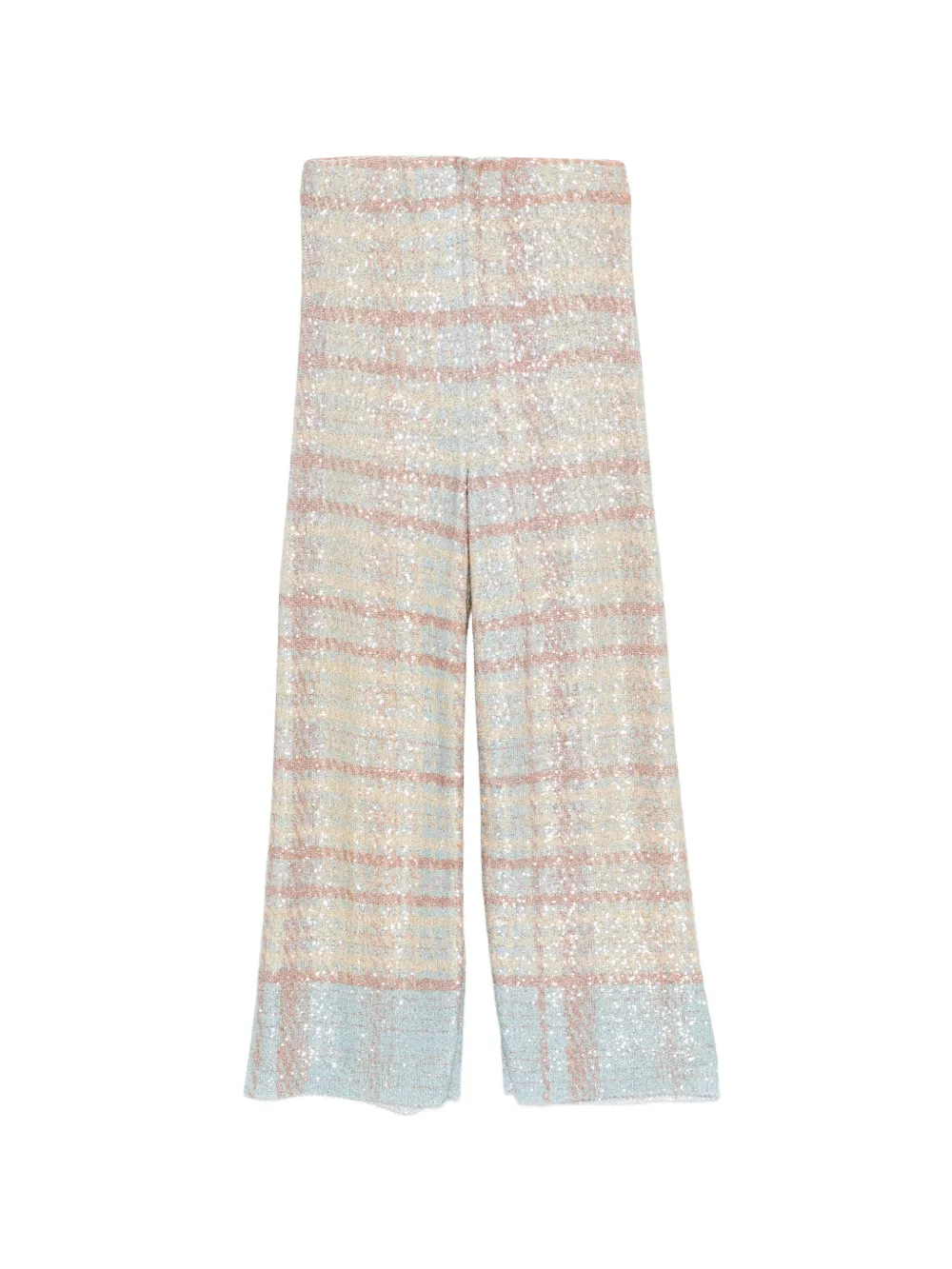 

Брюки с отделкой пайетками Circus Hotel, бежевый