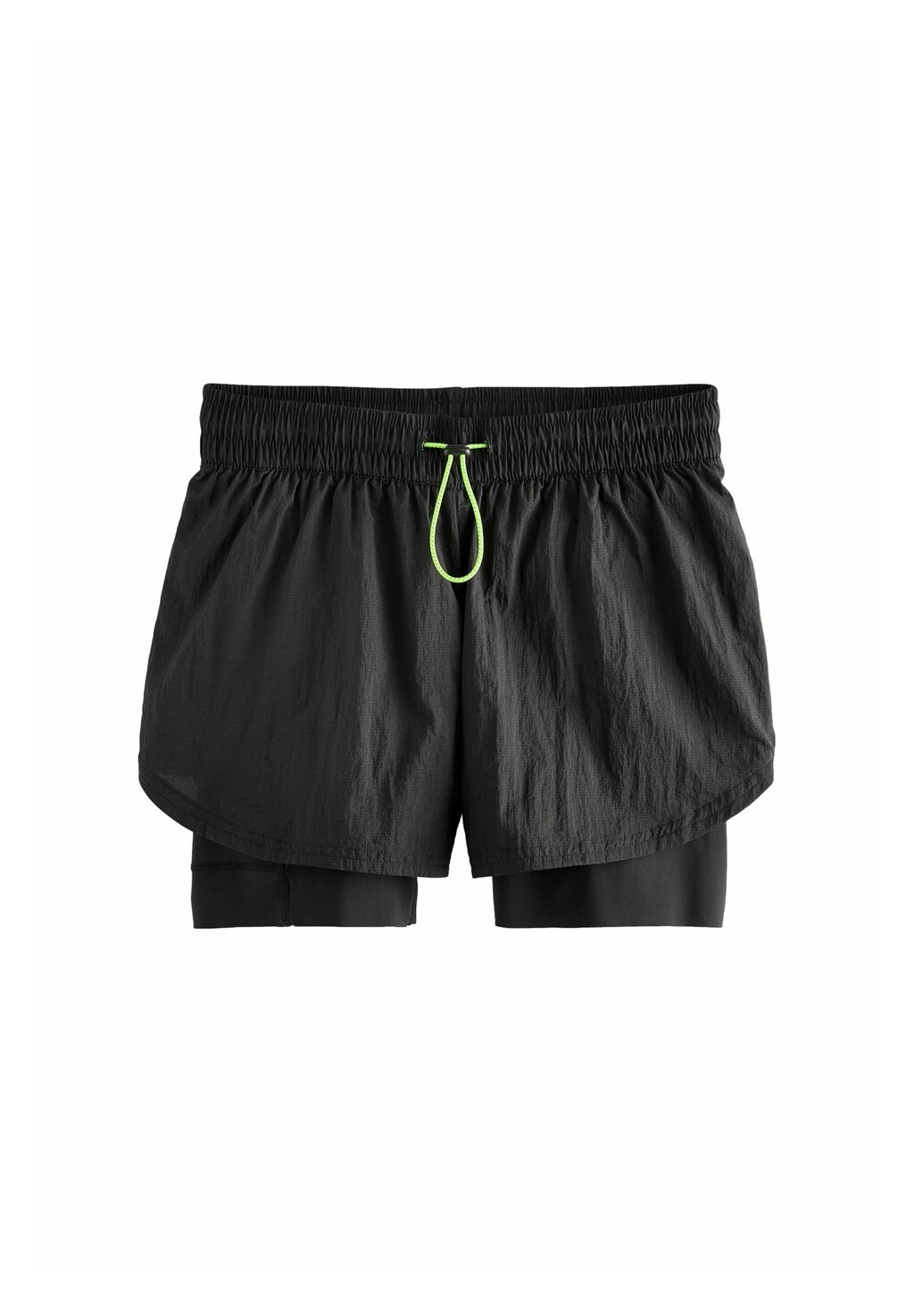 Шорты HIGH WAISTED 2-IN-1, REGULAR FIT Next, черный — фото 4
