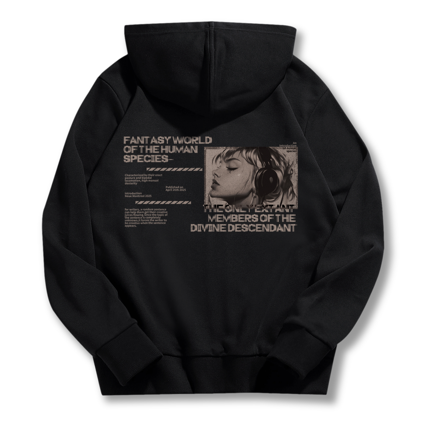 

LINING Свитшот унисекс черная