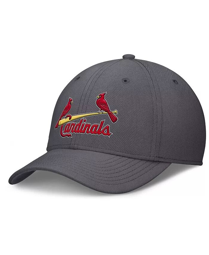 

Мужская серая бейсболка St. Louis Cardinals Swoosh Performance Flex Nike