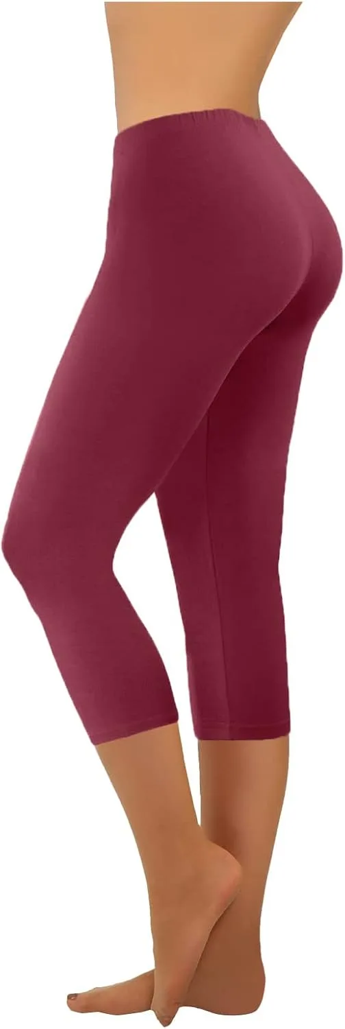 

Женские капри-леггинсы Plus Size с эффектом подтяжки ягодиц