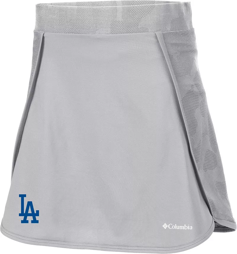 

Женская юбка Columbia Los Angeles Dodgers Omni-Wick Up Next, серый