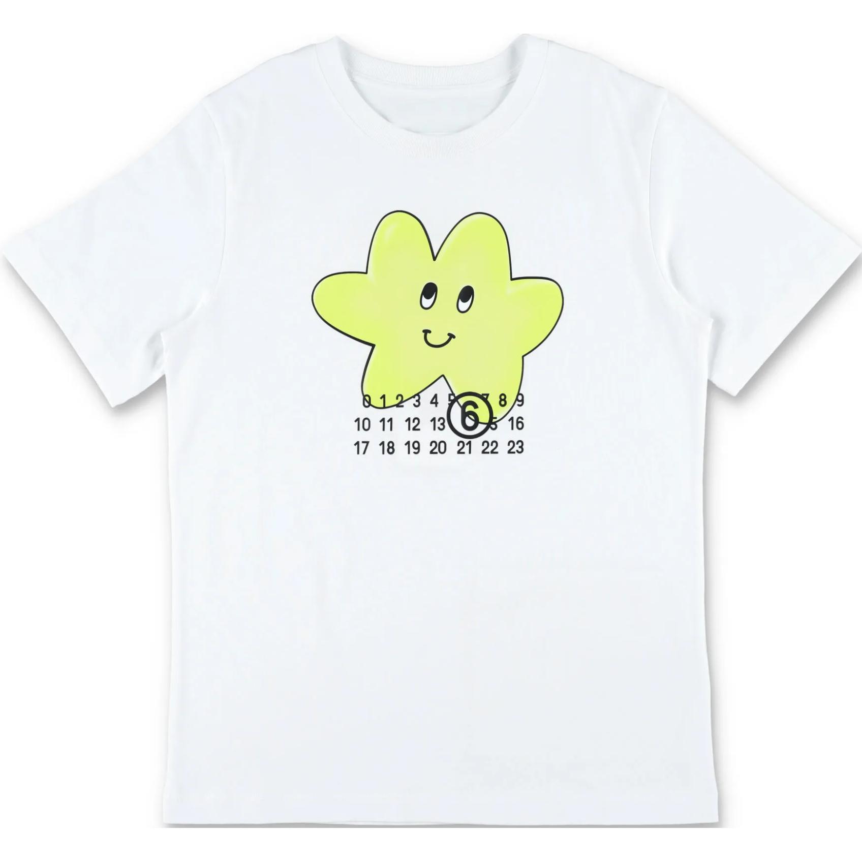 

MM6 Maison Margiela Футболка SS25 White Kids', Белый, MM6 Maison Margiela Футболка SS25 White Kids'