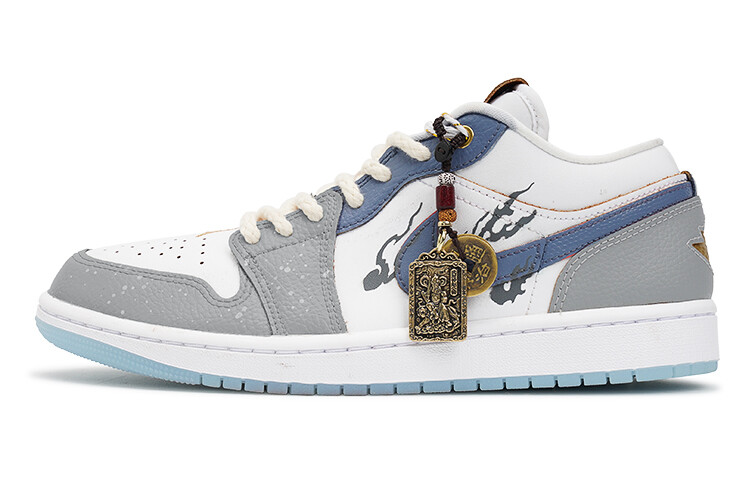 

Кроссовки Air Jordan 1 Vintage Basketball Shoes Men Low-Top White