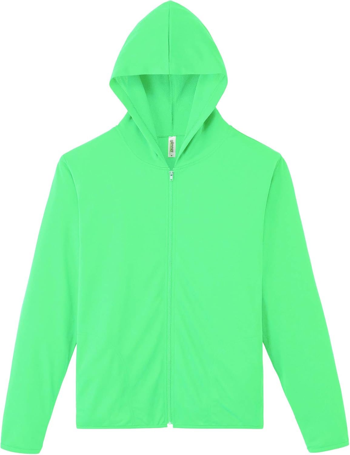 

Мужская толстовка на молнии Glimmer 00338-AMZ, плотность ткани 4,4 унции, быстросохнущая, с длинными рукавами, с защитой от УФ-излучения, мятно-зеленый