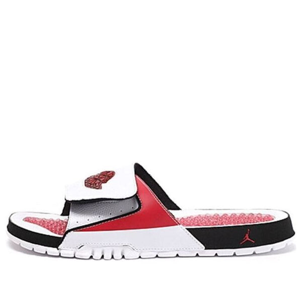 

Тапочки hydro ii retro slides sandals 'white red' Air Jordan, белый