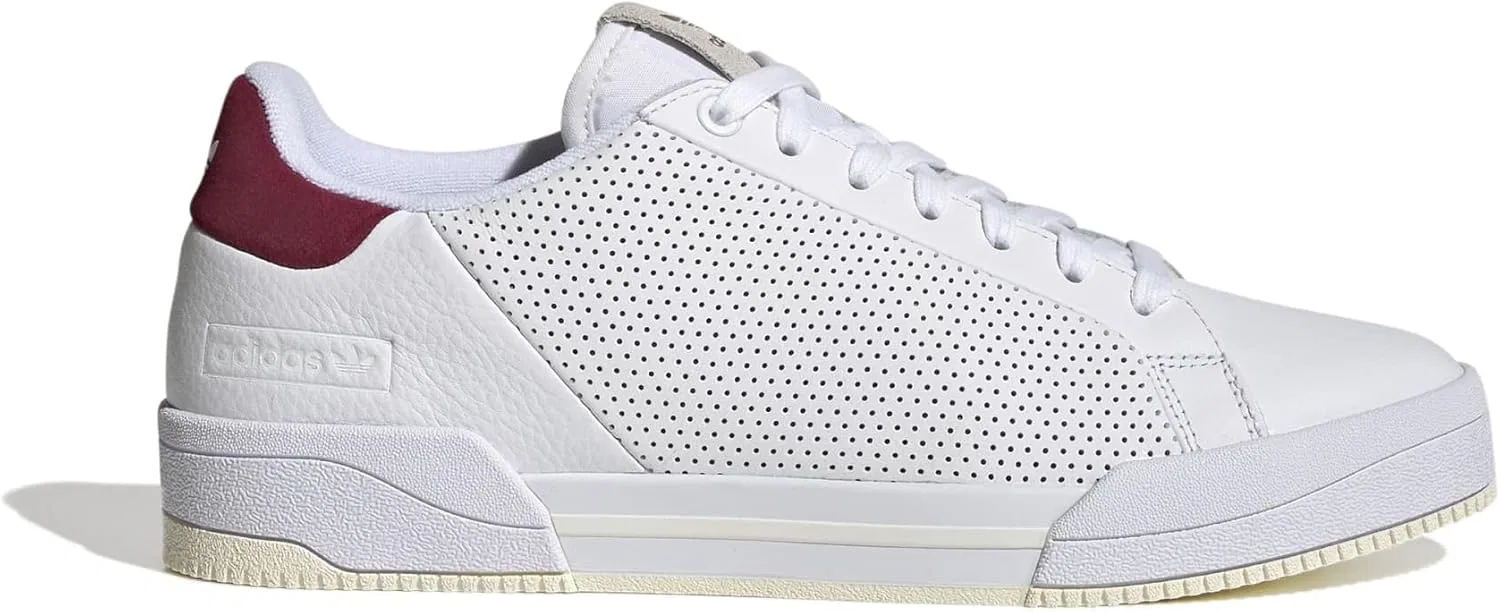 Мужские кроссовки Adidas Court Tourino RF, Ftwr White Ftwr White Collegiate Burgundy