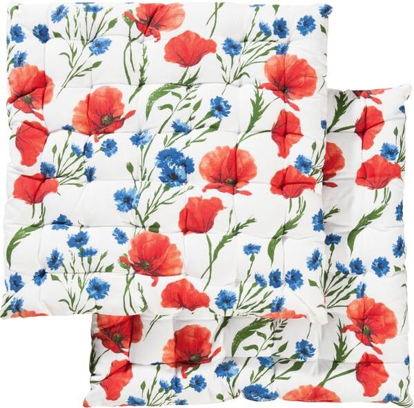 

Подушка для стульев REDBEST 2er-Pack 144774, 40x3x40 см цвет rot-blau