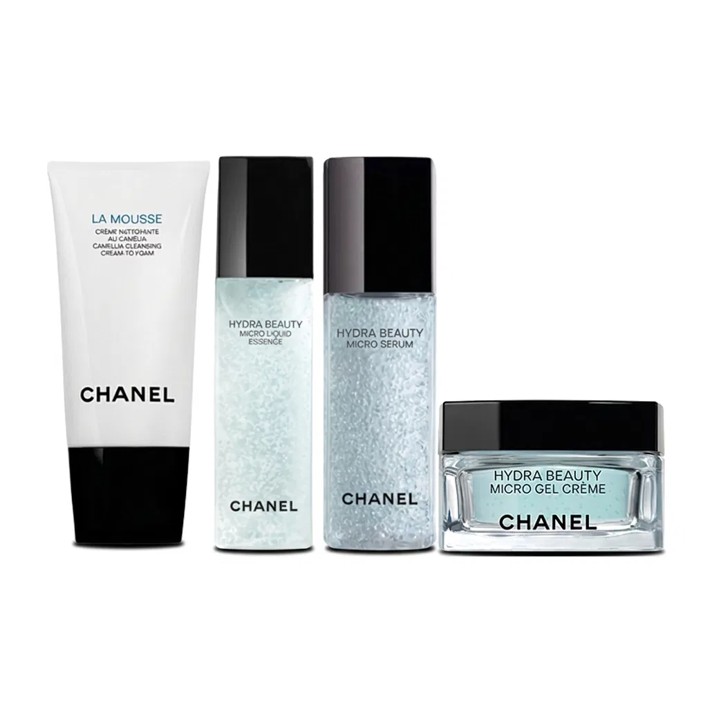 Набор средств по уходу за кожей CHANEL Camellia 4 предмета