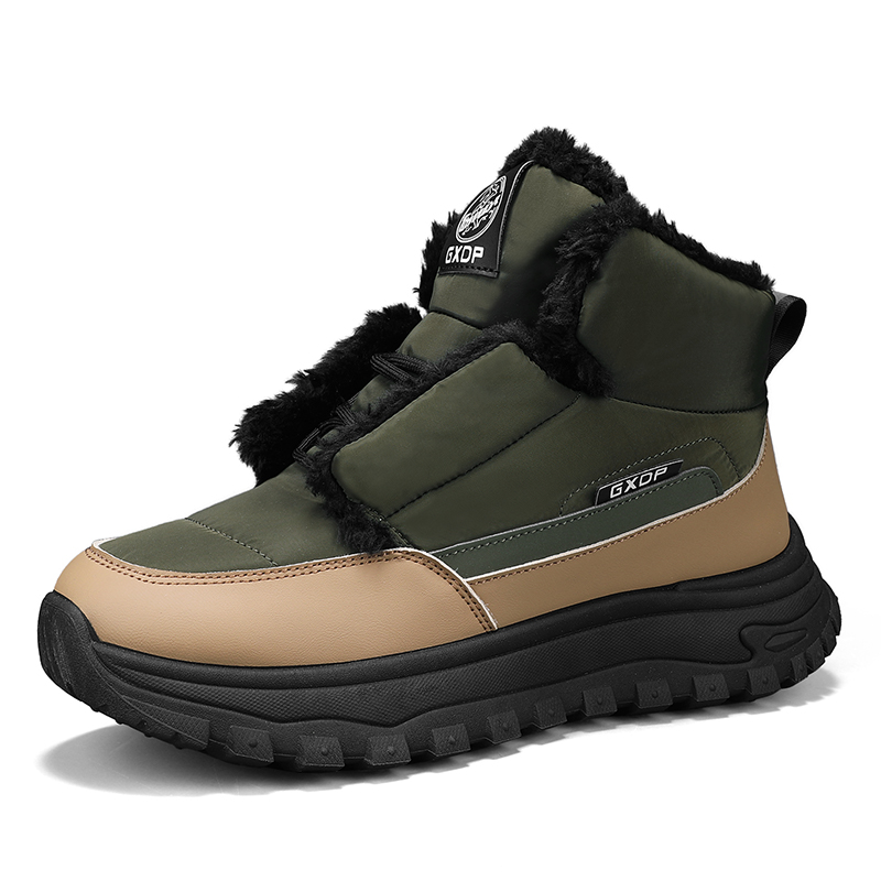 

KUPE Зимние ботинки мужские зелёные, цвет Green