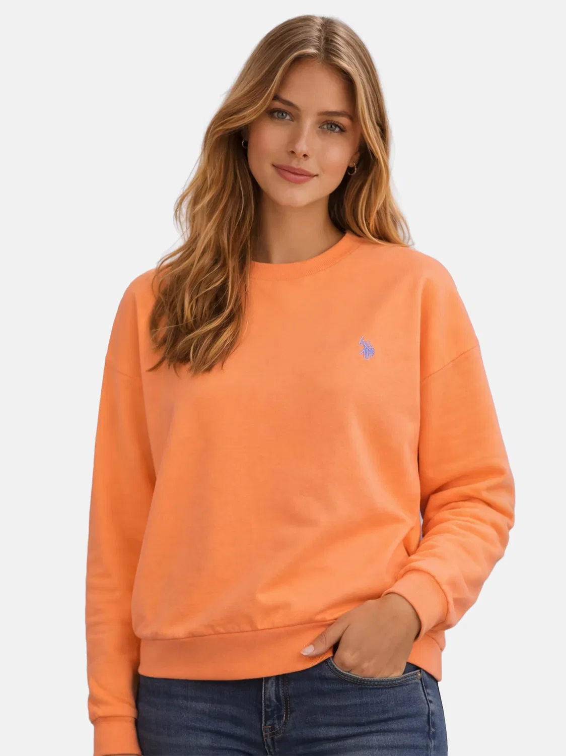 Толстовка U.S. Polo Assn., Salmon — фото 4