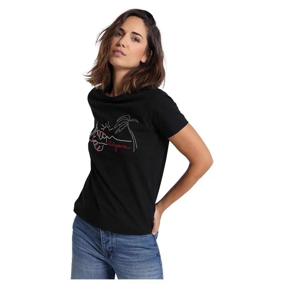 

Футболка с коротким рукавом Lois Jeans 8537, черный