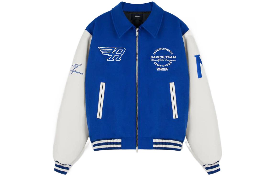 

Куртка Racing Team Varsity REPRESENT, синяя, Синий, Куртка Racing Team Varsity REPRESENT, синяя