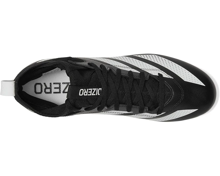 Кроссовки Adidas Adizero Impact.2 Football Cleats, Black/White/Black — фото 2