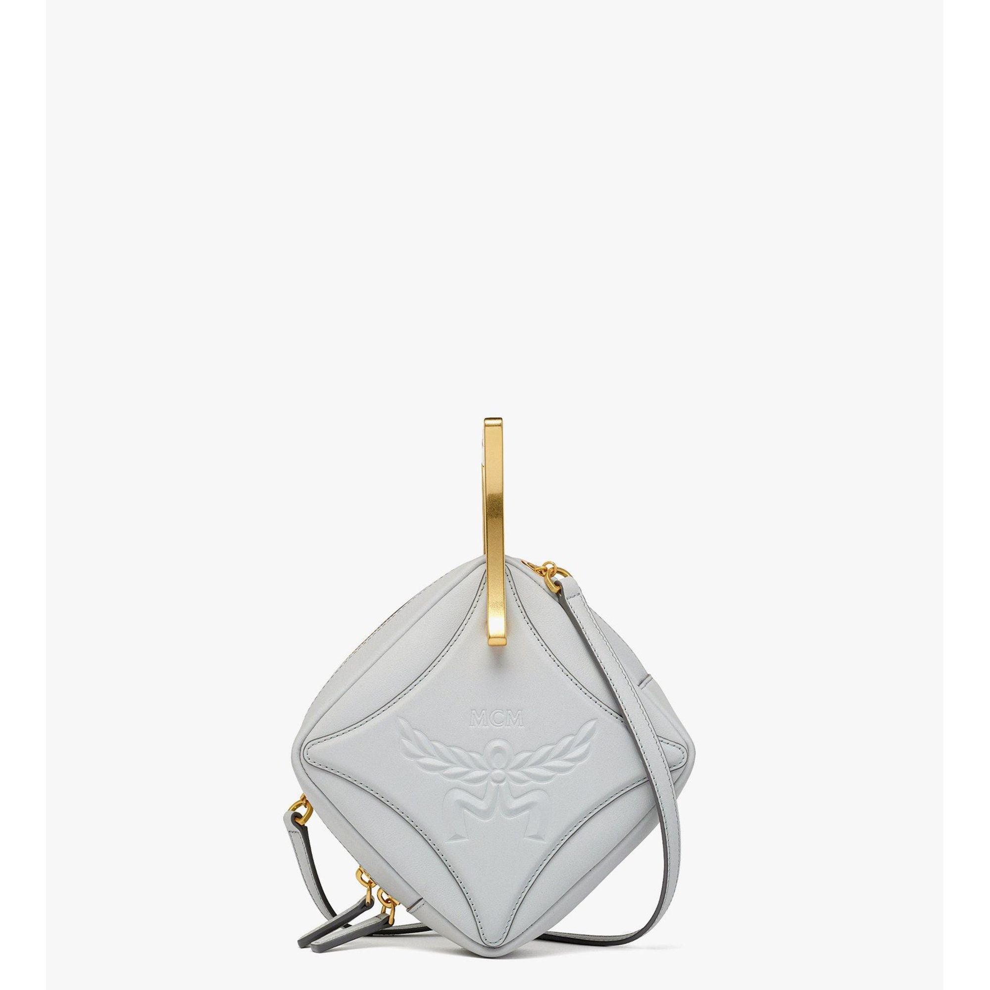 

Сумка-кроссбоди Diamond Logo из телячьей кожи MCM, серый