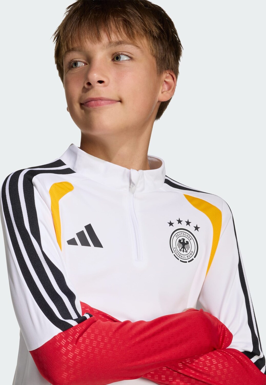 Adidas Performance Футболка для тренировок 'Germany 26 Tiro' в белом цвете — фото 4