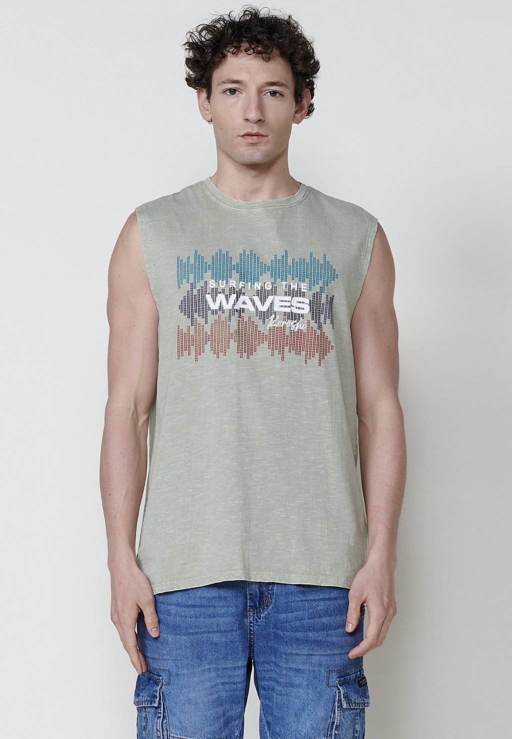 

Майка SLEEVELESS Koroshi, хаки