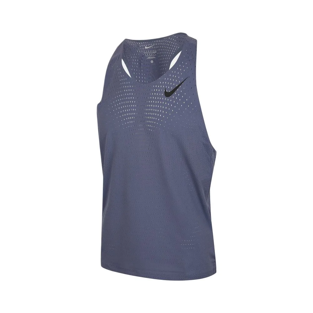 Nike Футболка-майка мужская серая с круглым вырезом