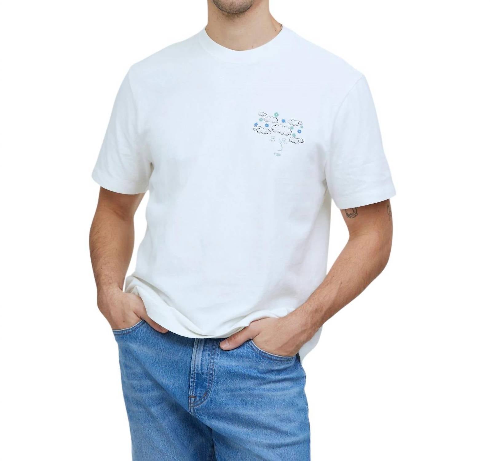 

Футболка с рисунком X Mark Neeley белого цвета Madewell