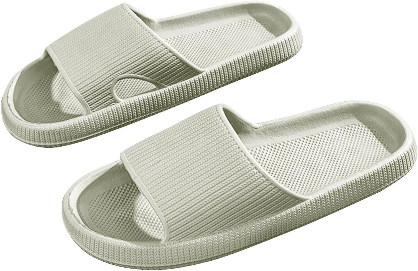 

Женские и мужские шлепанцы для душа, домашние тапочки, быстро сохнущие, противоскользящие, для использования в ванной, общежитии, дома, пляжа Generic, зеленый