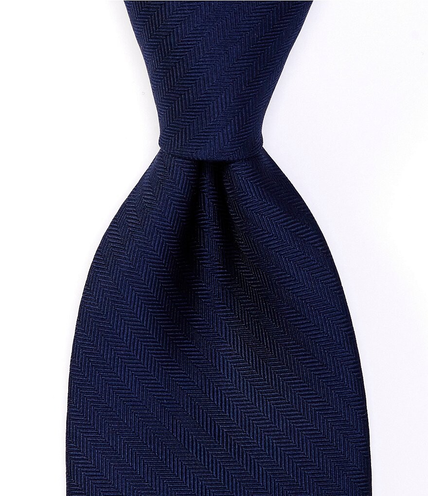 

Roundtree & Yorke Solid Narrow 3 1/8 Шелковый галстук, синий