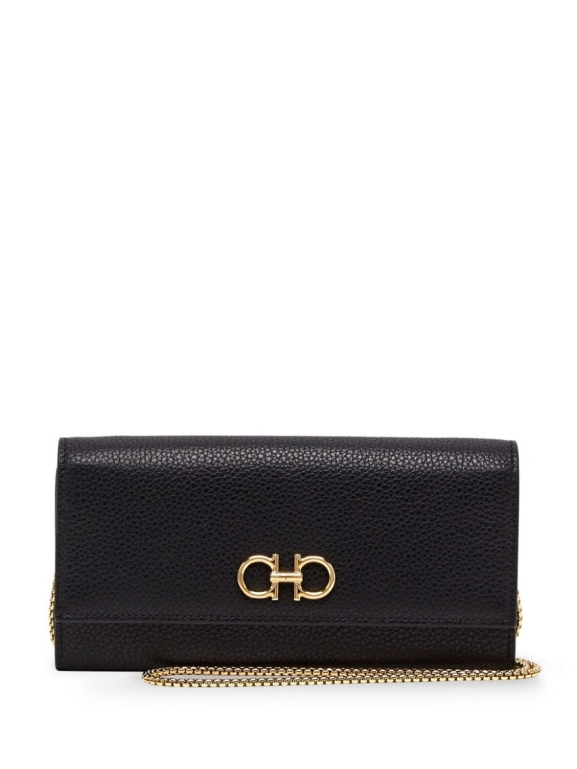 

Ferragamo кошелек с пряжкой Gancini, черный