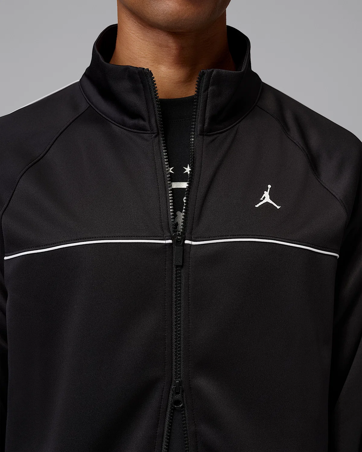 Мужская ветровка Jordan Jumpman, Black/White/White — фото 4