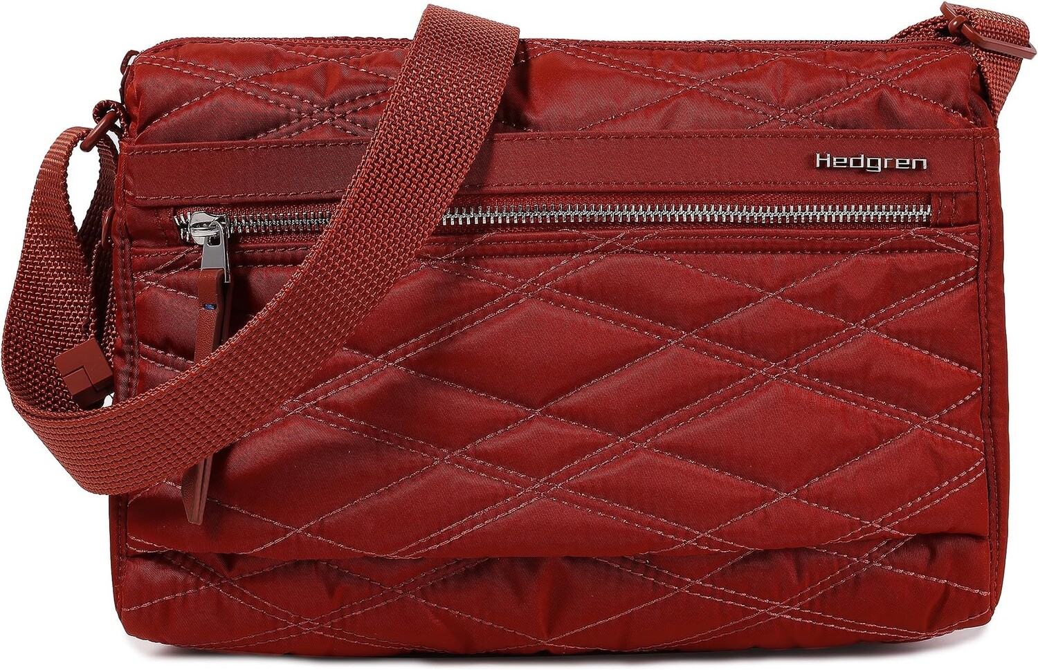 

Сумка через плечо Eye RFID среднего размера Hedgren, цвет D Quilt Brandy Brown