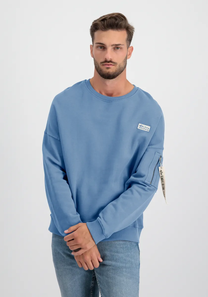 

Свитер Alpha Industries " Alpha Industries Мужчины - Толстовки Organics OS Sweater", цвет Organic Petrol