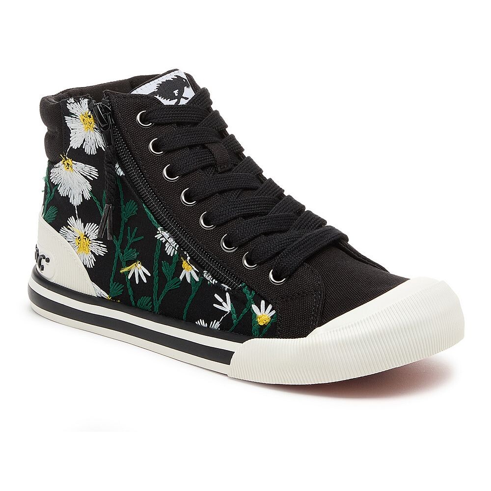 Женские высокие кеды Rocket Dog Jazzinhi, цвет Black Fabric