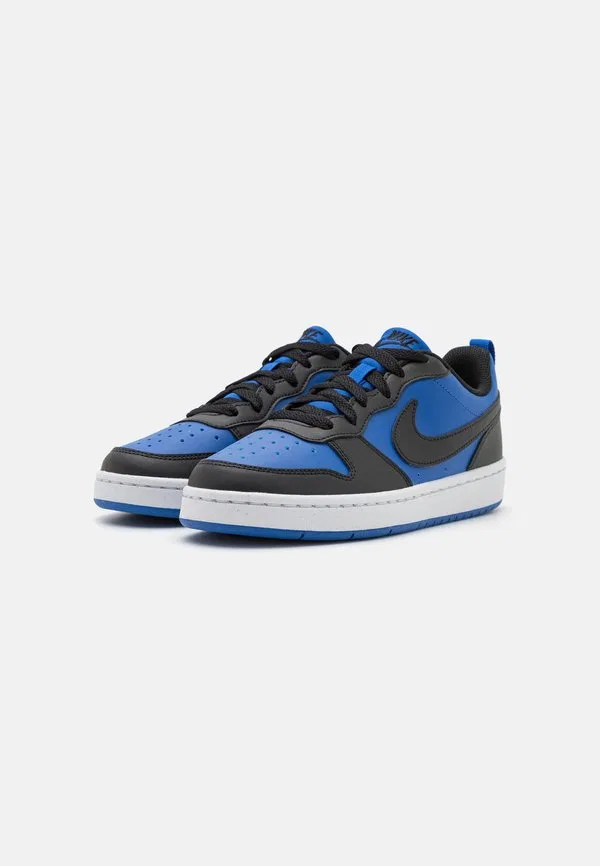 Тренеры court borough low recraft Nike Sportswear, Game Royal/Black/White — фото 4