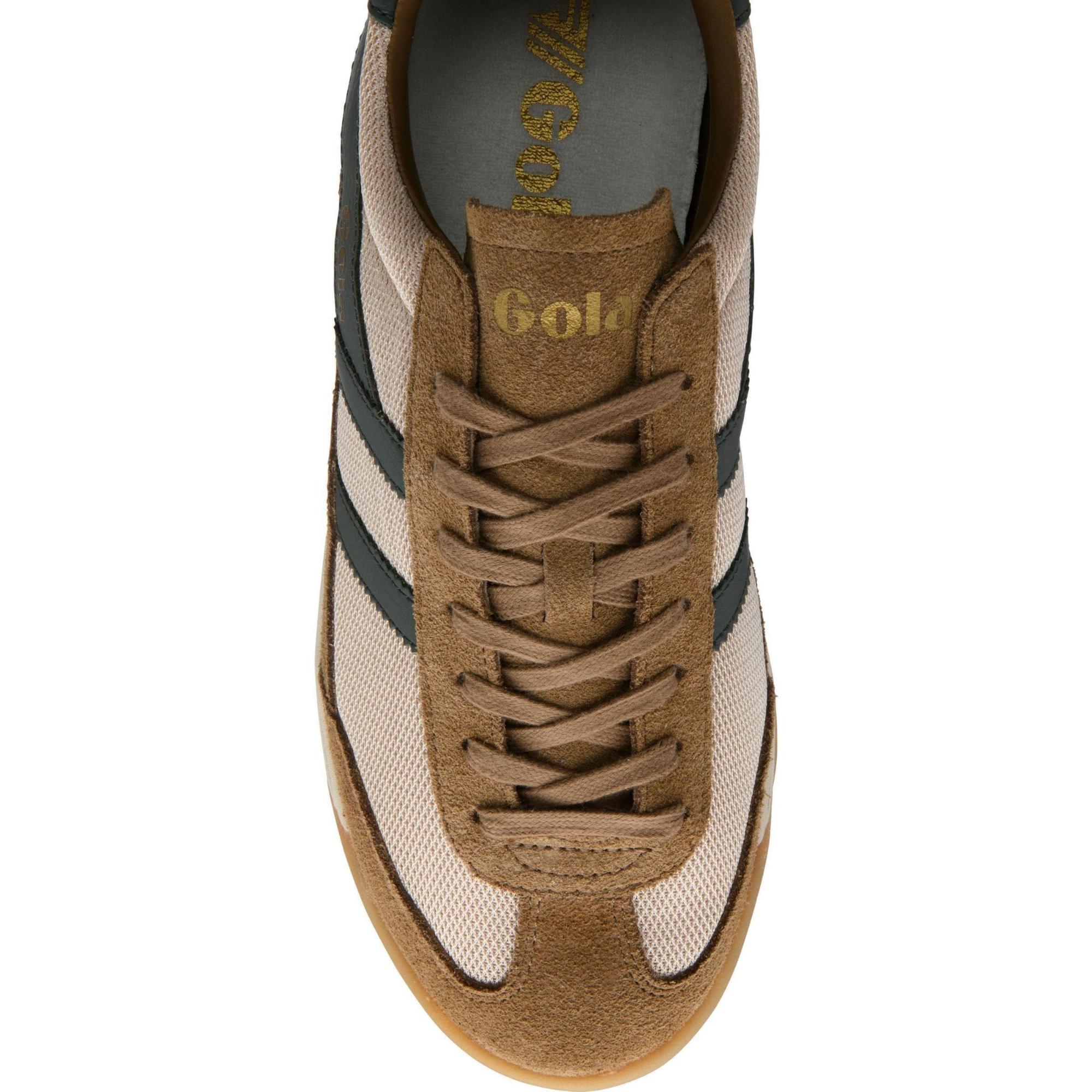 Мужские сетчатые кроссовки Tornado '88 Gola, Bone/Tobacco/Dark Khaki — фото 4