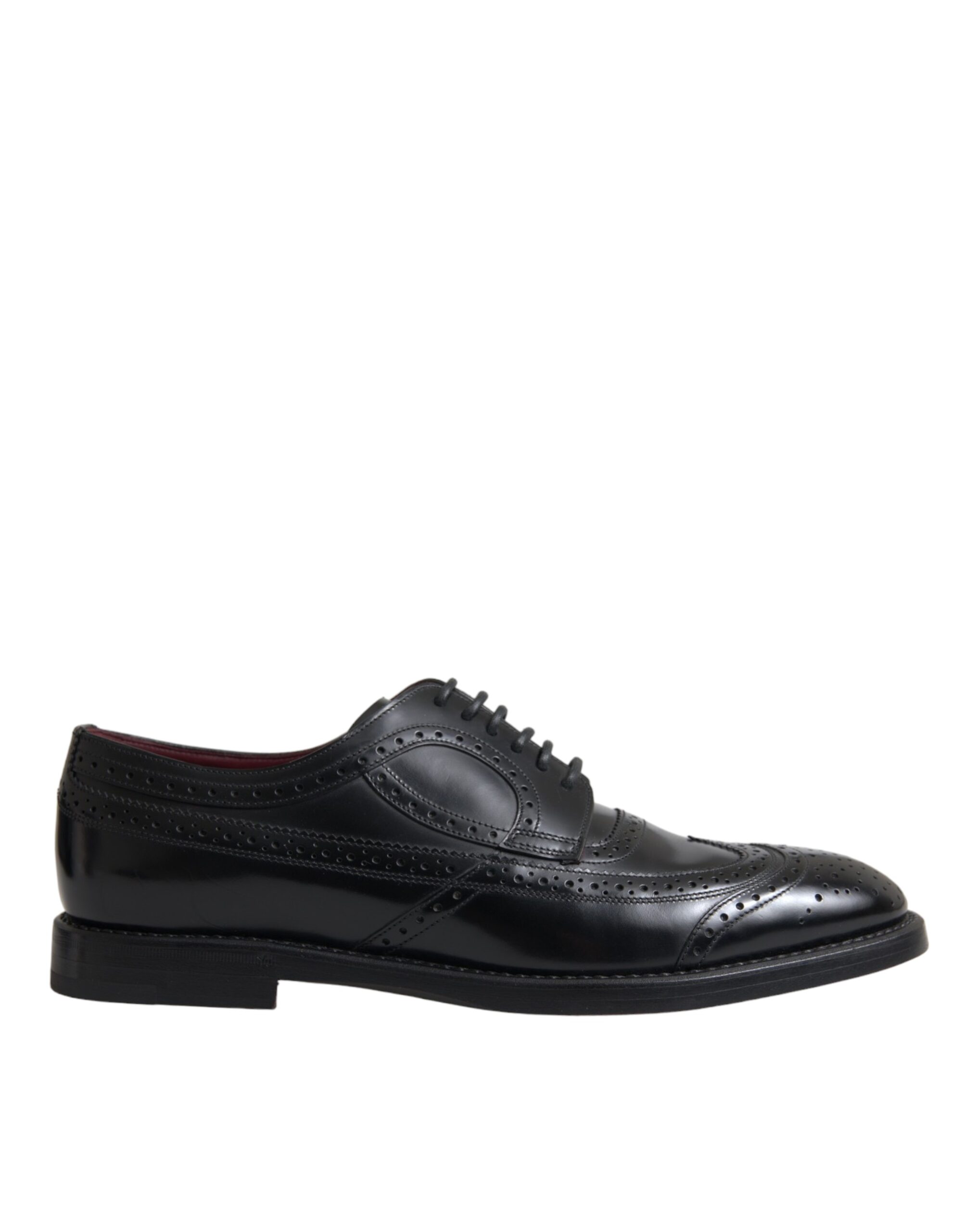 

Черные кожаные оксфордские туфли Wingtip для мужчин Dolce & Gabbana