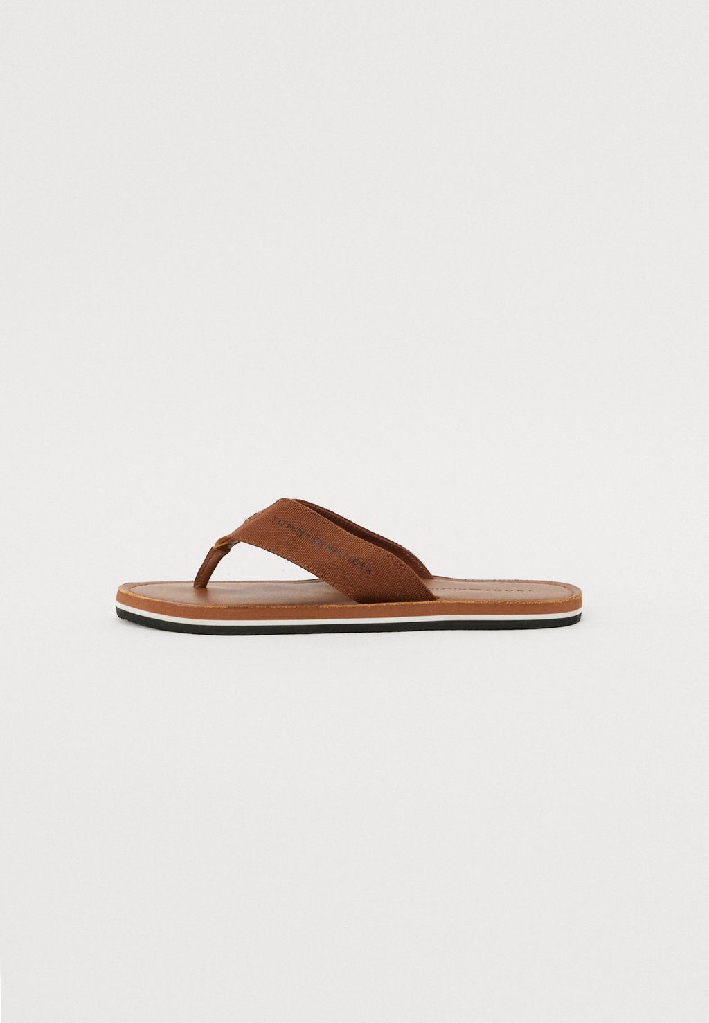 

Сандалии с Т-образной застежкой Slippers Tommy Hilfiger, цвет Winter Cognac