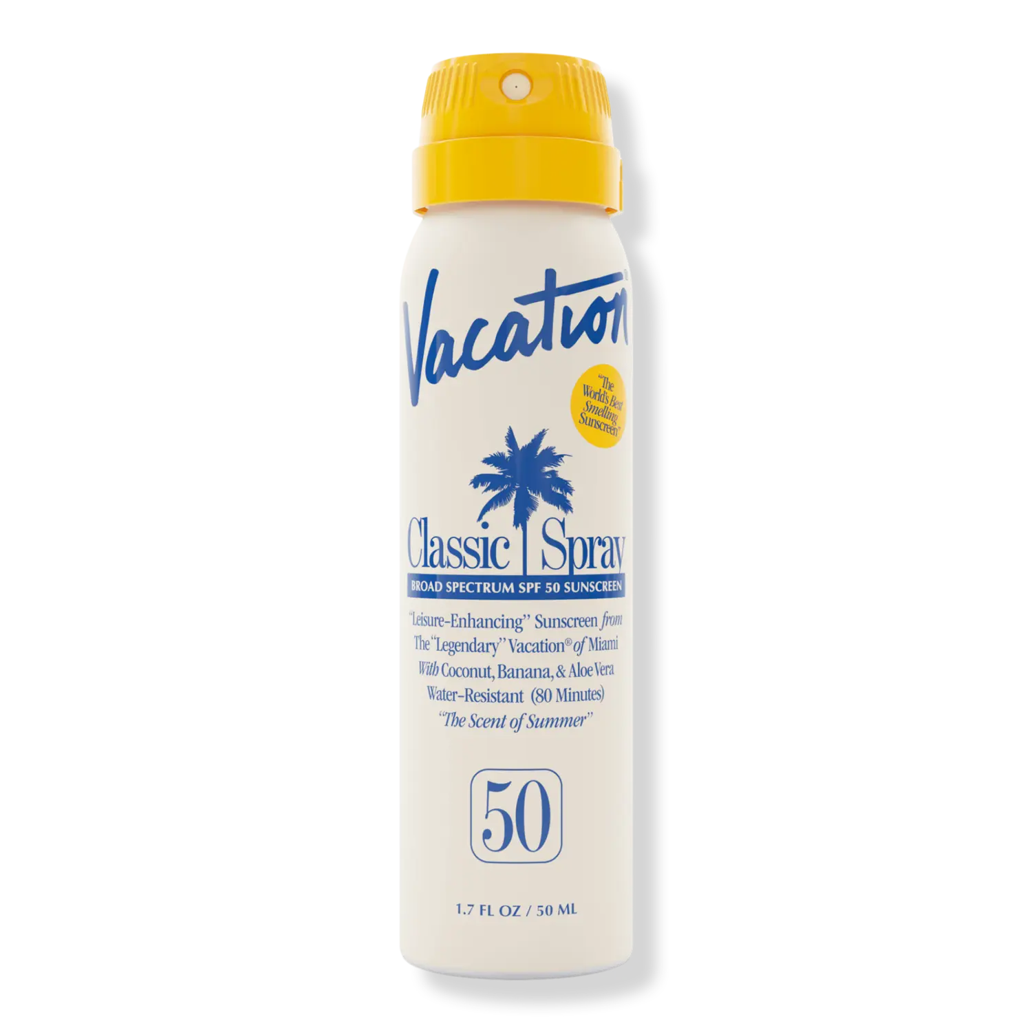 

Классический спрей-солнцезащитный крем SPF 50 Vacation, 1.7 oz
