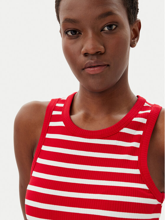 Летнее платье облегающего кроя WW0WW38838 Tommy Hilfiger, красный — фото 4