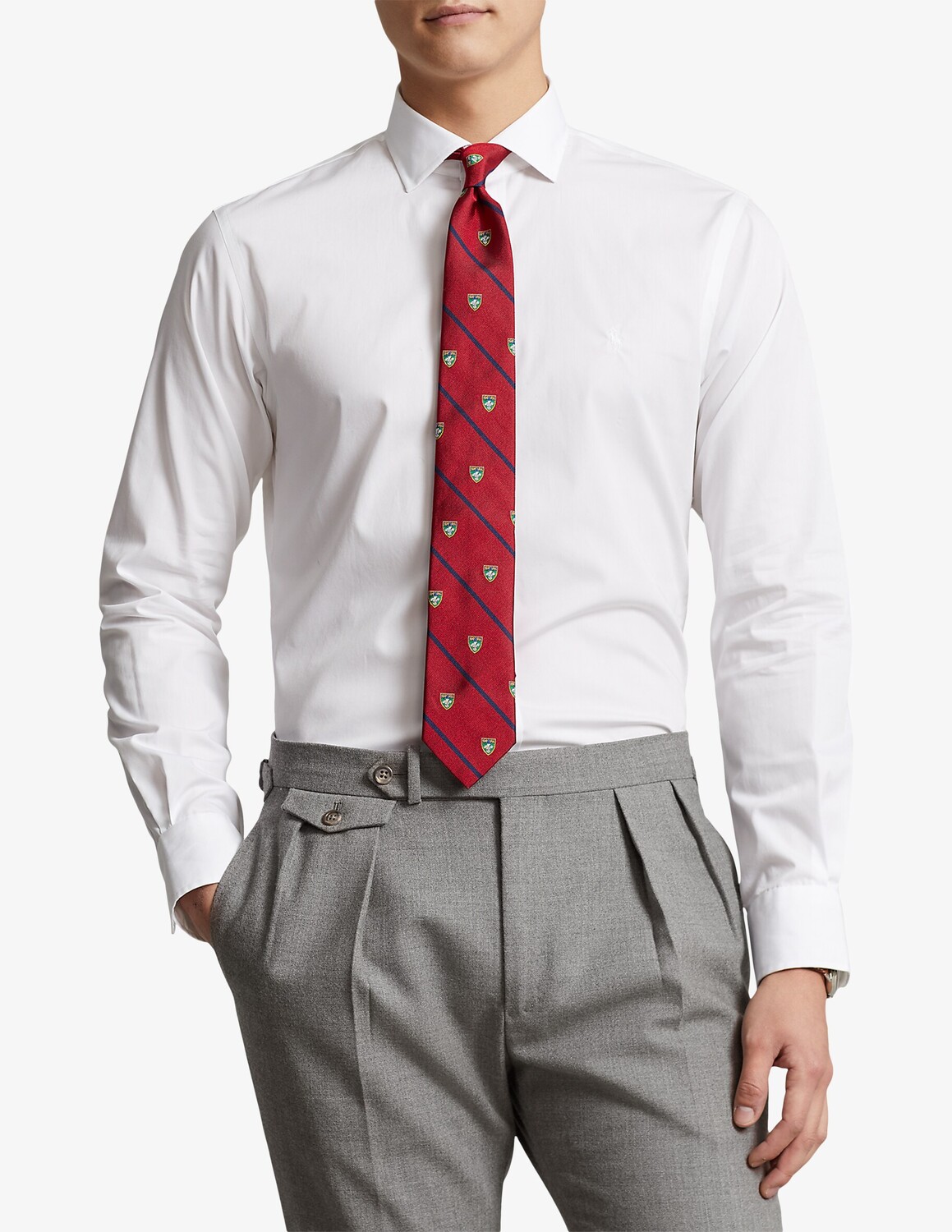 

Узкая рубашка Tu est Ralph Lauren, белый