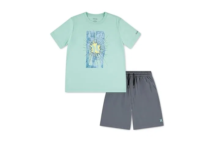 Костюм с графическим принтом Hurley Kids, Cool Grey
