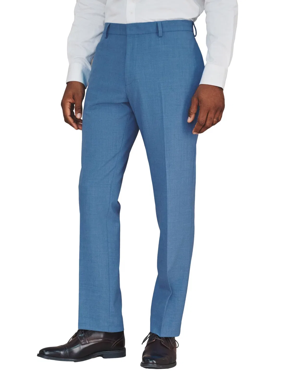 Зауженные плиссированные брюки 'Motion Flex' Next, Royal Blue