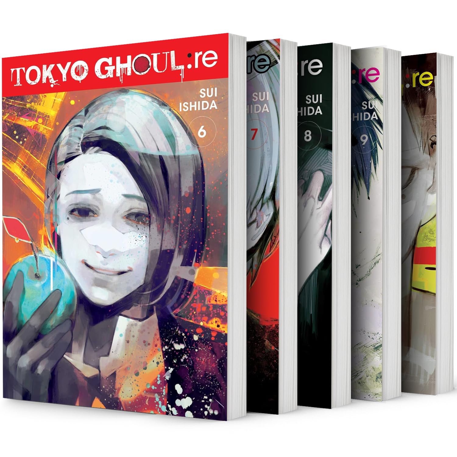 

Tokyo Ghoul: Re Manga Series, Set of 5 Books, Vol. 6-10 by Sui Ishida (Generic)
