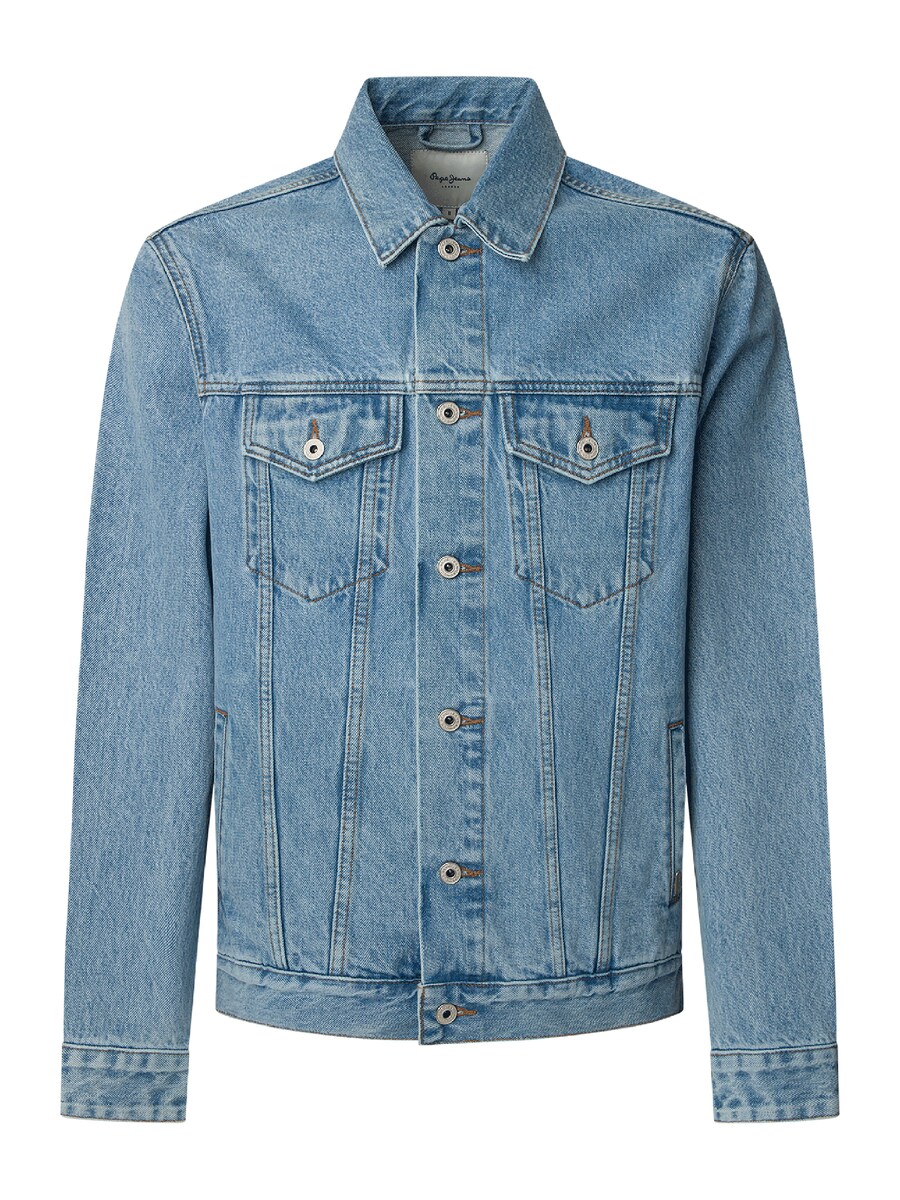 

Межсезонная куртка Pepe Jeans, синий деним