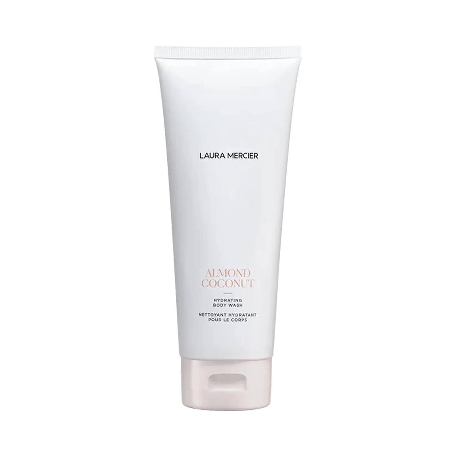 Увлажняющий гель для душа Laura Mercier, пенящееся средство для ежедневного использования, увлажнение до 10 часов, смягчает и разглаживает кожу, не сушит кожу, кремообразная гелевая текстура., Almond Coconut