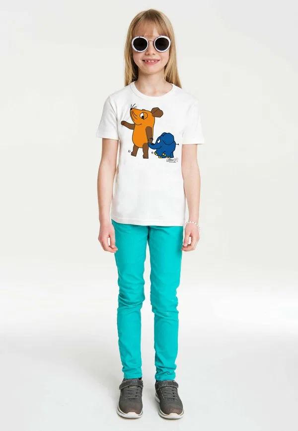 Футболка с принтом Logoshirt, Altweiss