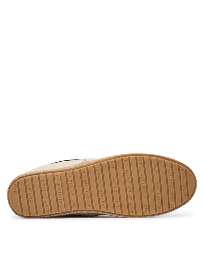 Tommy Hilfiger Эспадрильи Hilfiger Chambray Espadrille FM0FM05793 бежевые — фото 4