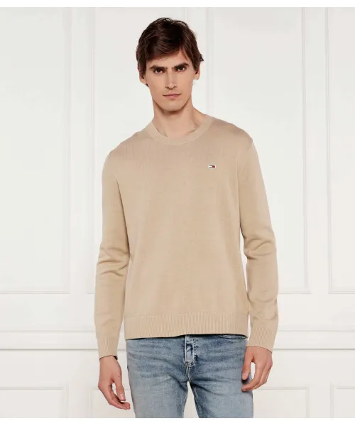 

Свитер Slim fit Tommy Jeans, бежевый